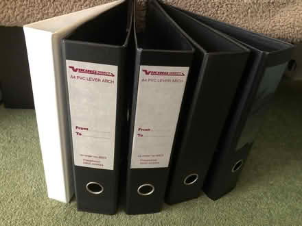 Photo of free A4 plastic covered folders. (Elstow MK42) #1