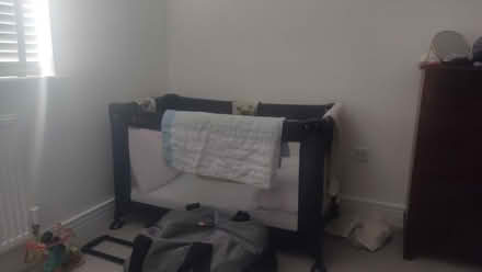 Photo of free Sturdy travelling cot with mattress (Prestonfield road EH16) #3