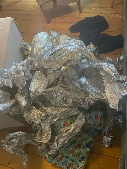 Photo of free Giant bag of silver foil craft (West didsbury) #1