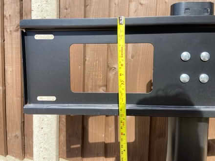Photo of free TV stand - Black glass & metal (Northolt UB5) #3