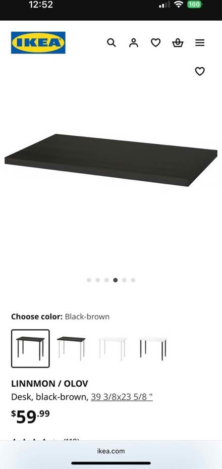Photo of free IKEA LINNMON / OLOV Desk (Valencia Avenue, Sunnyvale) #3
