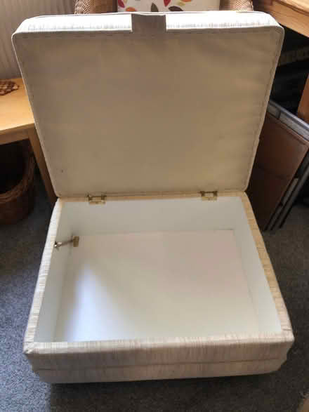 Photo of free Winged Armchair with matching Footstool/Storage Unit (Redditch B98) #3