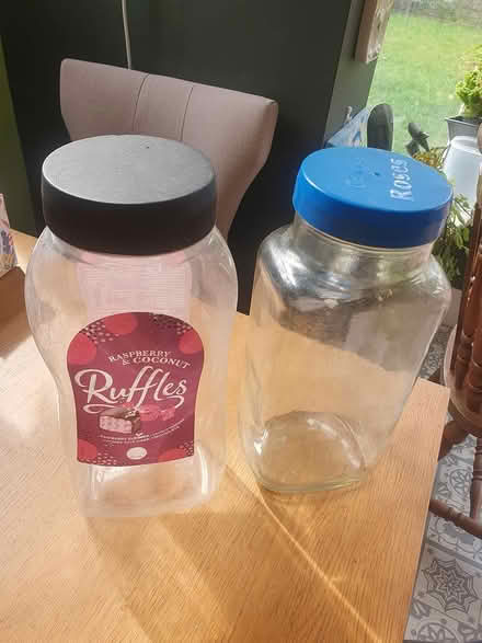 Photo of free 2 large "sweetie jars" (Gosforth ne3) #1