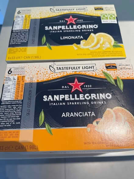 Photo of free Sanpellegrino lemon & orange cans (Twickenham TW2) #1