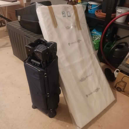 Photo of free Sturdy travelling cot with mattress (Prestonfield road EH16) #1
