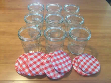 Photo of free Empty jam jars with lids (Coombe Dingle BS9) #1