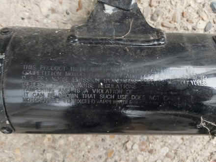 Photo of free Motorcycle exhaust (Dallow LU1) #3