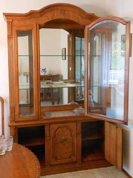 Photo of free Thomasville wood china cabinet (Loyal Heights) #4