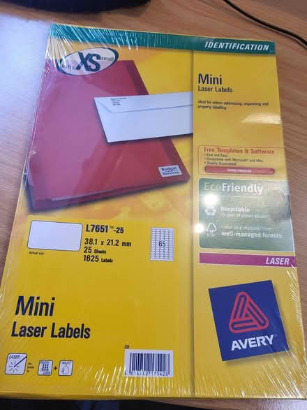 Photo of free Avery mini labels L7651 (Fittleworth) #1