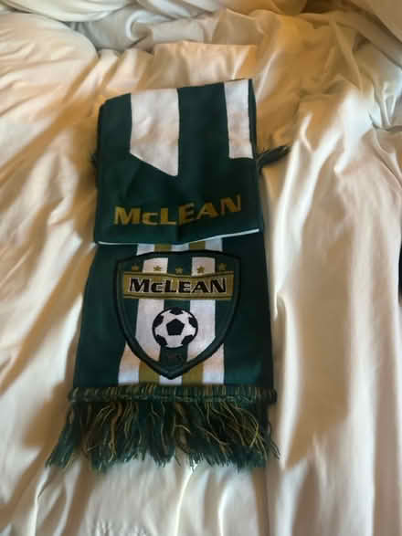 Photo of free McLean soccer Hat/scarf (Arlington) #2