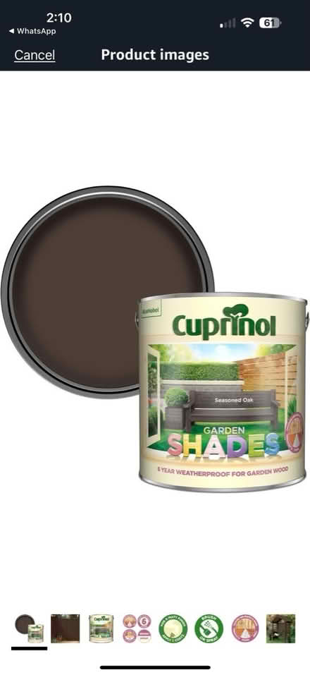 Photo of Brown outdoor paint (CB4 3) #1