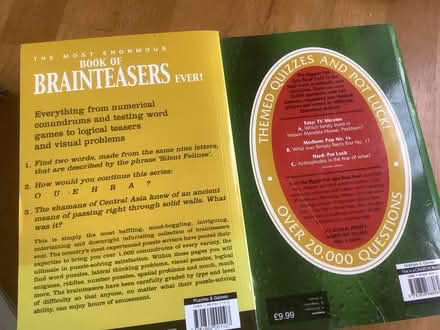 Photo of free Couple of Quiz Books (Fernhill GU17) #2