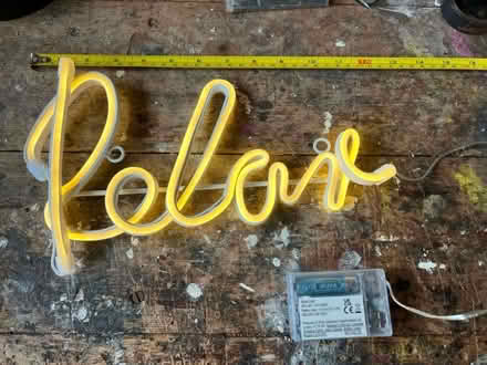 Photo of free Neon ‘Relax’ sign (Kelvedon CO5) #2