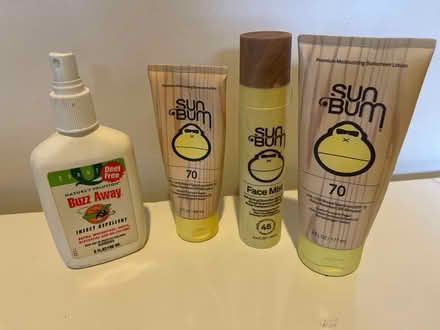 Photo of free sunscreen and herbal repellent (Berkeley) #1