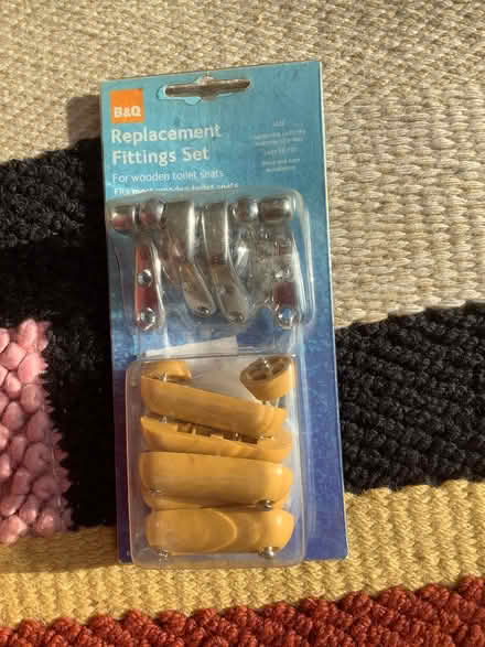 Photo of free Wooden toilet seat fittings (Cranleigh GU6) #1