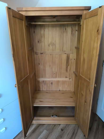 Photo of free Excellent quality large solid wood wardrobe (Kenley CR8) #3