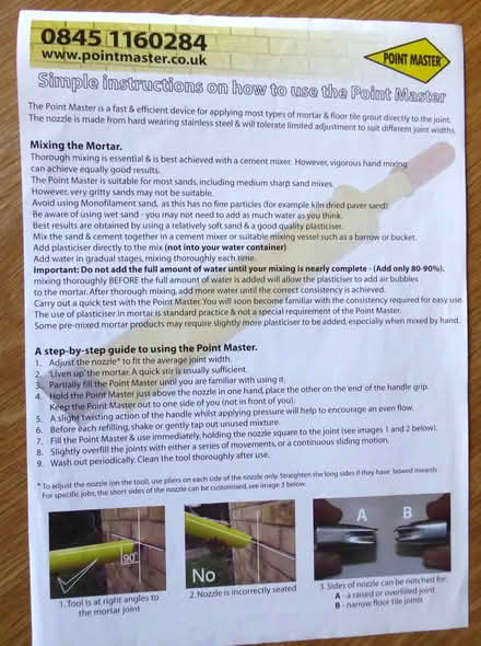 Photo of free grouting tool (Corfe Mullen BH21) #4