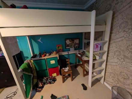 Photo of free Single size loft bed (mattress not included) (Longton PR4) #1