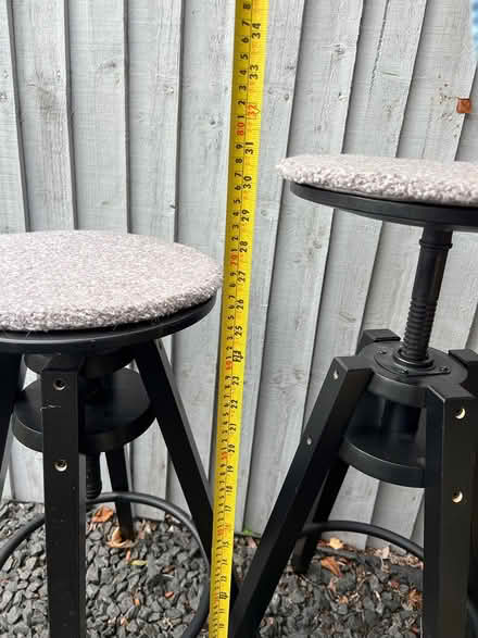Photo of free Pair of adjustable height stools (Hale Barns WA15) #3