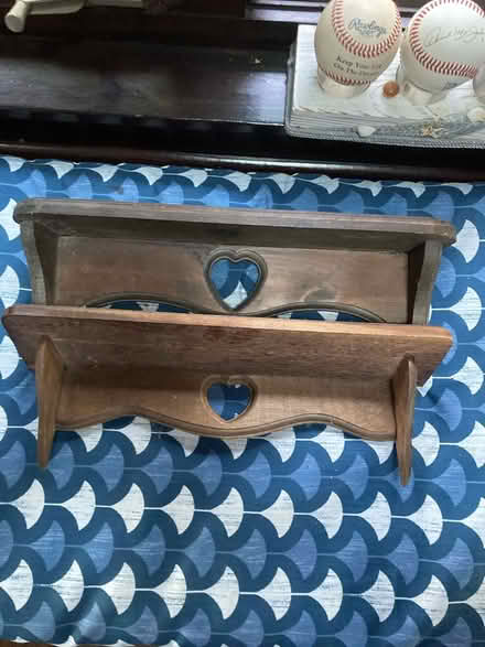 Photo of free 2 heart wooden shelves (New Fairfield Squantz Pond) #1