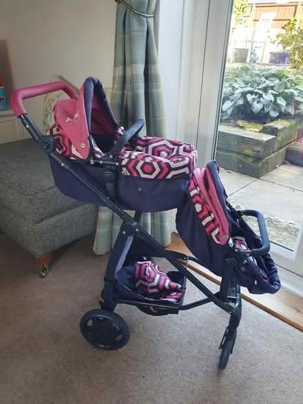 Photo of free Twin dolls pram (South Chailey Lewes) #2