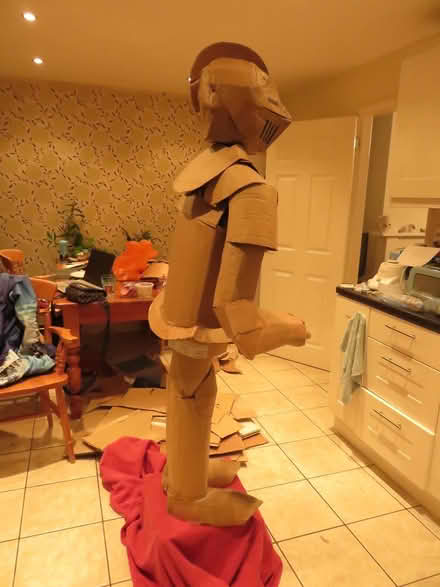 Photo of free Cardboard suit of armour (Probus) #2