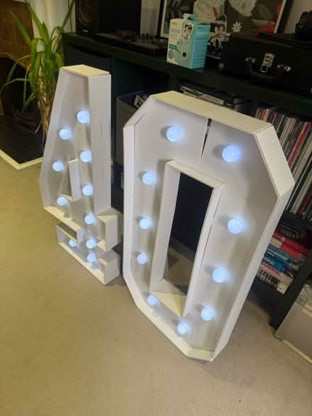 Photo of free 40th Birthday Light Up Sign (W5) #2