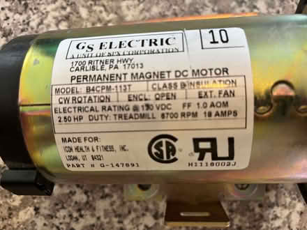 Photo of free 2.5 HP motor from treadmill (near De Anza College) #1