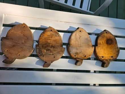 Photo of free Wood pieces in shape of acorn (paisley and imperial) #1