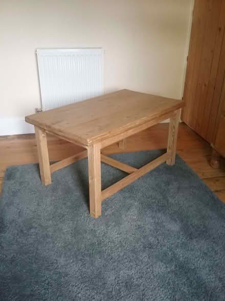 Photo of free Pine wood table (Wrenbury CW5) #2