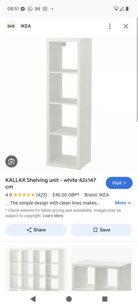 Photo of IKEA or other brand box shelves (St Leonards TN38) #1