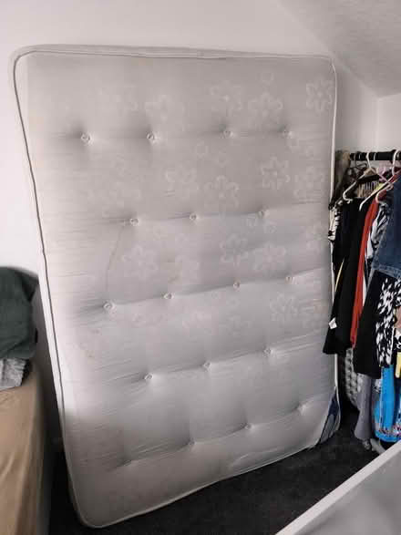 Photo of free Double sized mattress in good condition (Nooklands PR2) #1