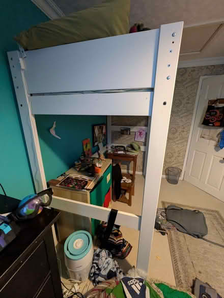 Photo of free Single size loft bed (mattress not included) (Longton PR4) #2