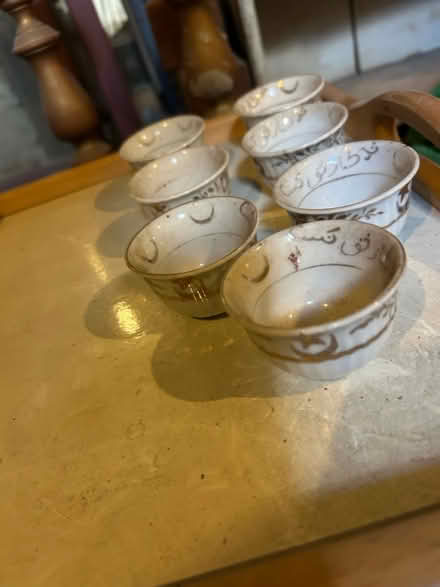 Photo of free 7 small china teacups (Somerville, MA) #1