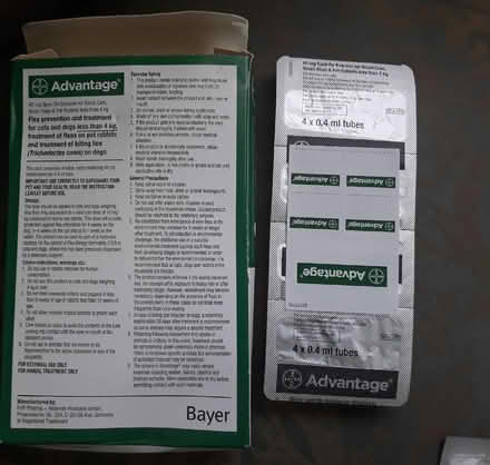 Photo of free Advantage Cat Flea Treatment (CT15) #2
