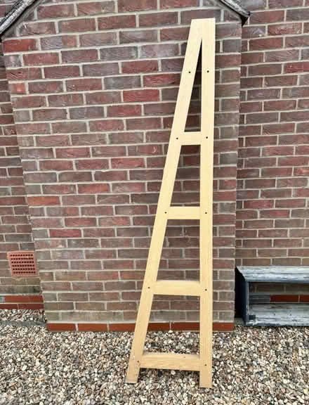 Photo of free Oak effect corner shelving unit (Old Heath, CO2) #1