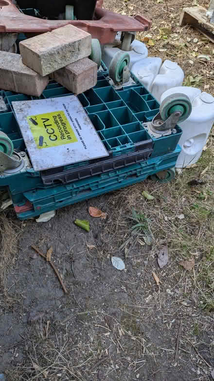 Photo of free Folding plastic baskets, rigid crates and wheelies. (Loftus Road W12) #1