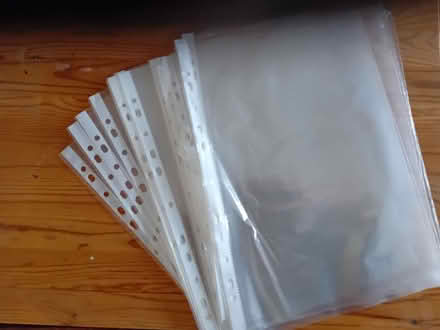 Photo of free Lots of preloved A4 plastic sleeves enough for a few people (Kingston Hill ST18) #1