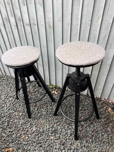 Photo of free Pair of adjustable height stools (Hale Barns WA15) #2