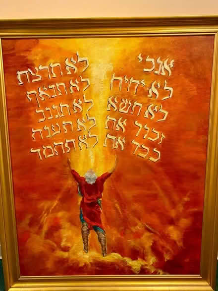 Photo of free Moses Ten Commandments Painting (Park Avenue South, Midtown) #1