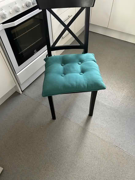 Photo of free Drop leaf table and two chairs (Consett) #1