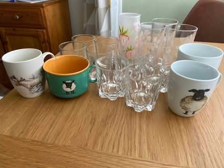 Photo of free Assorted glasses and mugs (Keynsham) #1
