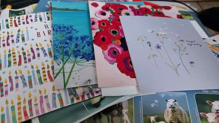 Photo of free Birthday card fronts and and old sheep calendar (Bloomfield) #1