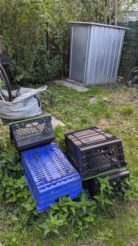 Photo of free Folding plastic baskets, rigid crates and wheelies. (Loftus Road W12) #4