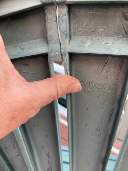 Photo of free Two plastic Adirondack chairs (10470 Woodlawn) #3