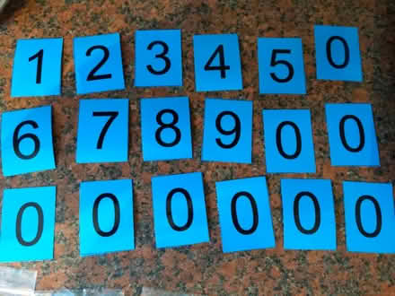 Photo of free Digit cards (Staplehurst TN12) #2