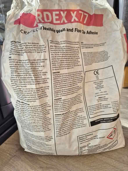 Photo of free Ardex X77 Tile Adhesive Grey (Leigh-on-Sea SS9) #4
