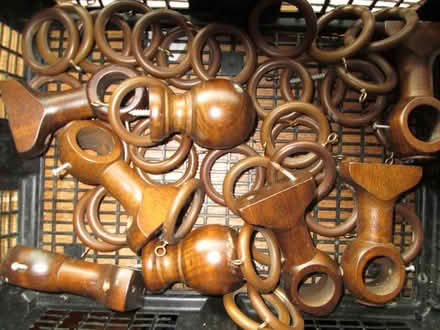 Photo of free Fittings for 28 mm curtain pole (Llanystumdwy LL52) #1