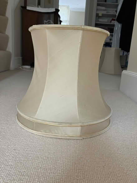 Photo of free Two large Silk lampshades (Maida Vale W9) #2