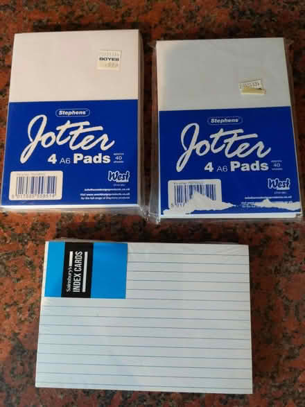 Photo of free Jotter pads and index note cards (Staplehurst TN12) #1